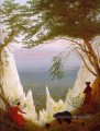Falaises de craie sur Rugen Paysage romantique Caspar David Friedrich Montagne